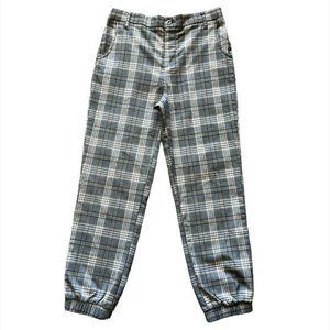 Full‎ Tilt Women's Plaid Pull On Trouser Jogger Pants Size Xlarge